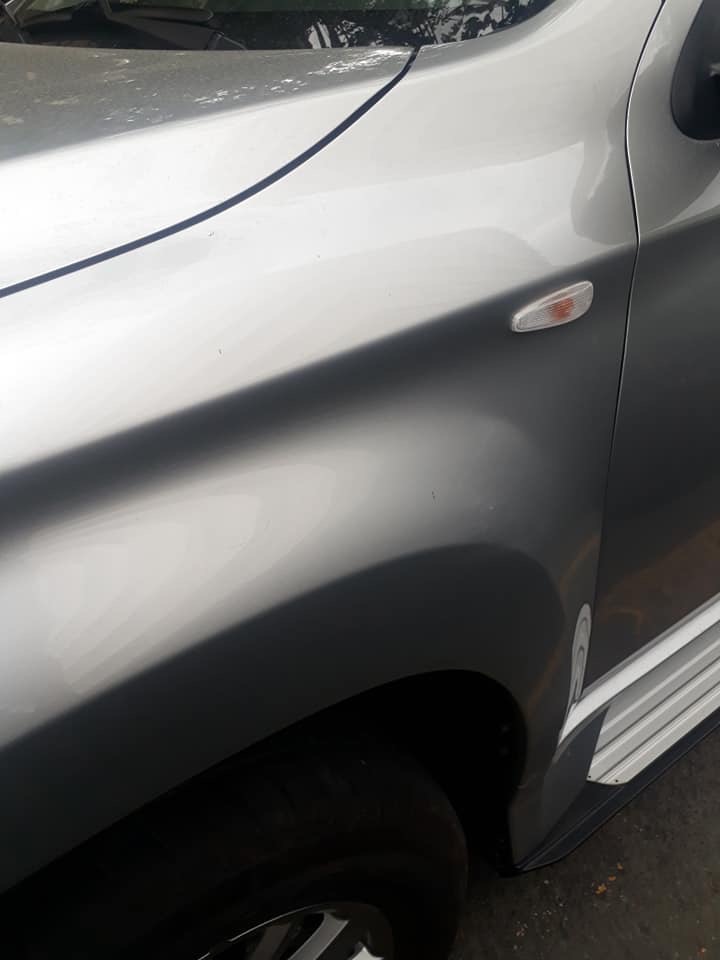 After Collision repair Minor Dent